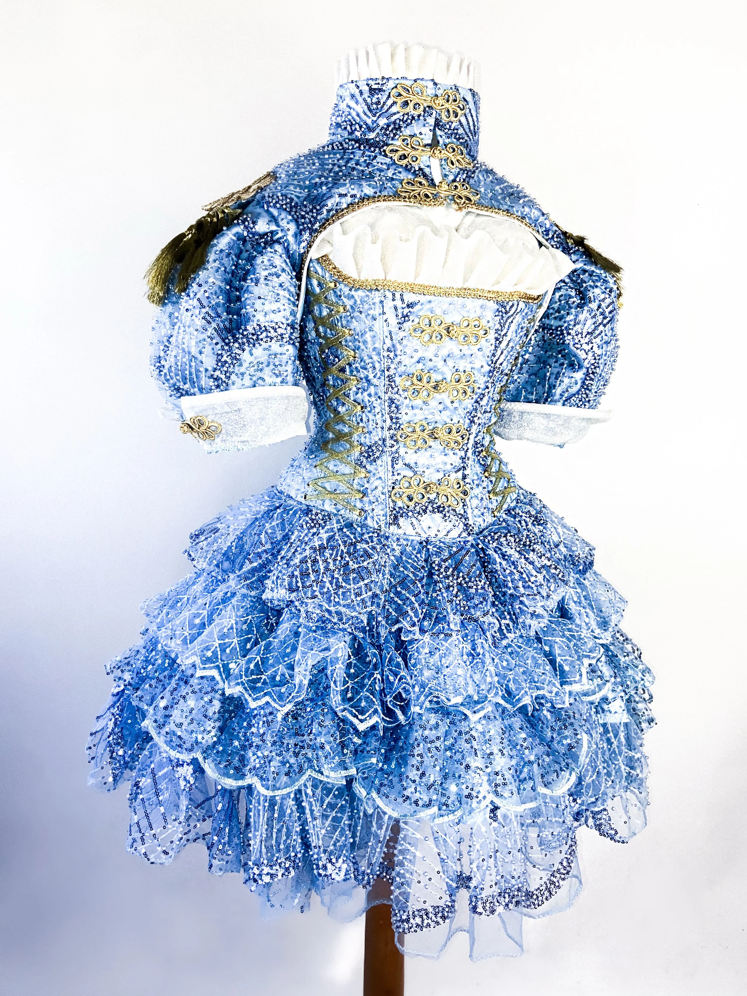 Custom ‘Titanique’ Hourglass, Skirt and Jacket for Juliet Mayhew's appearance on Titanique (as seen on Real Housewives of London) Shot by William Henderson. Retouches by Naomi Rush.