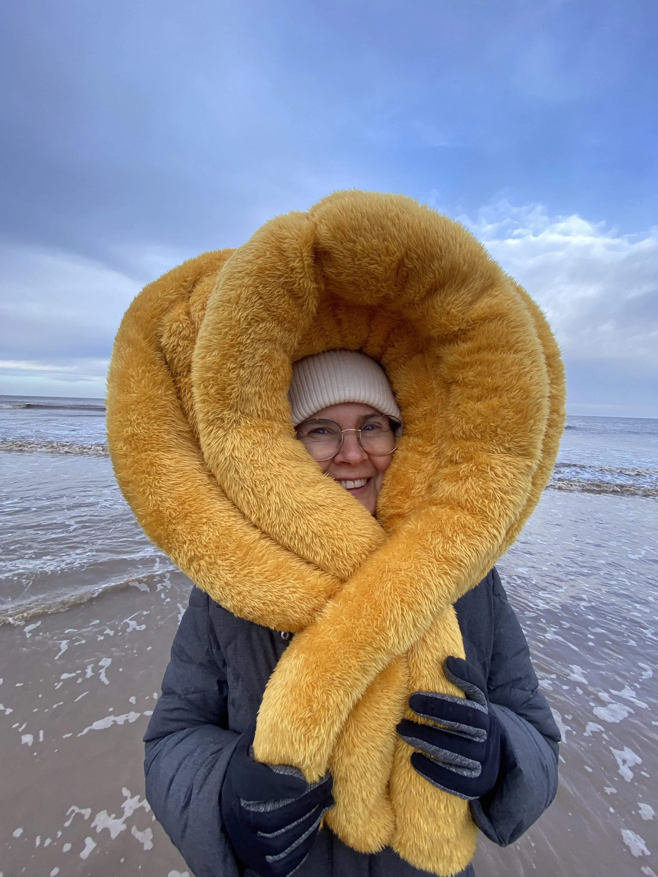 Sophie Henderson in Jake hat prototype