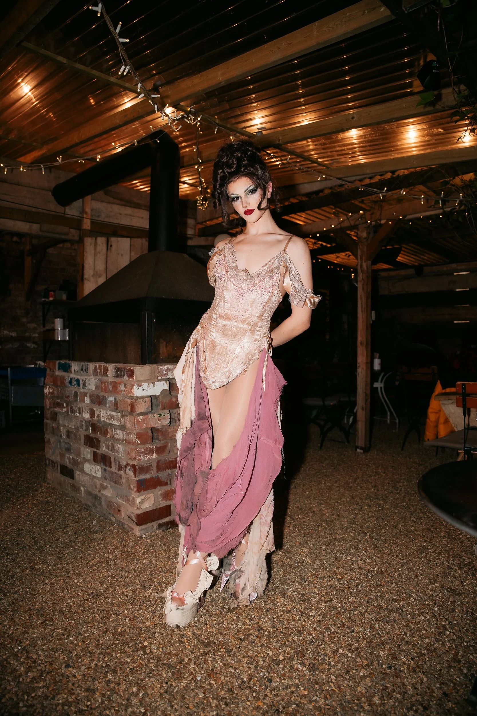 Wilma Hickey Heel in ‘Misan Princess dress’ 
shot by Josh Cadogan