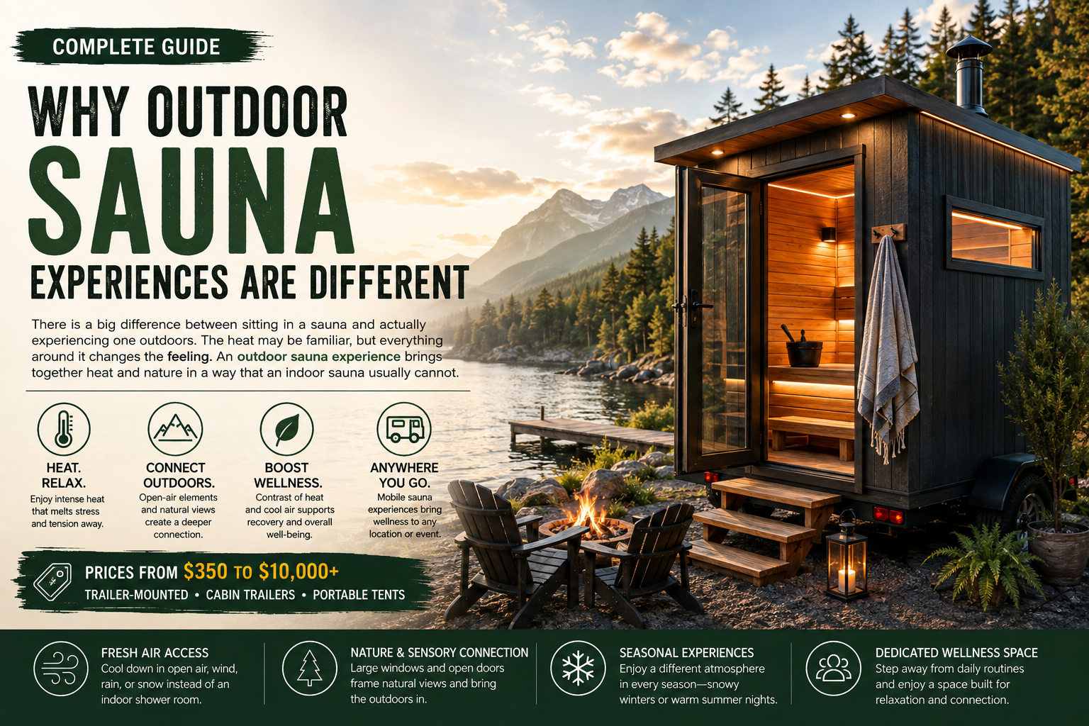 Why Outdoor Sauna Experiences Are Different