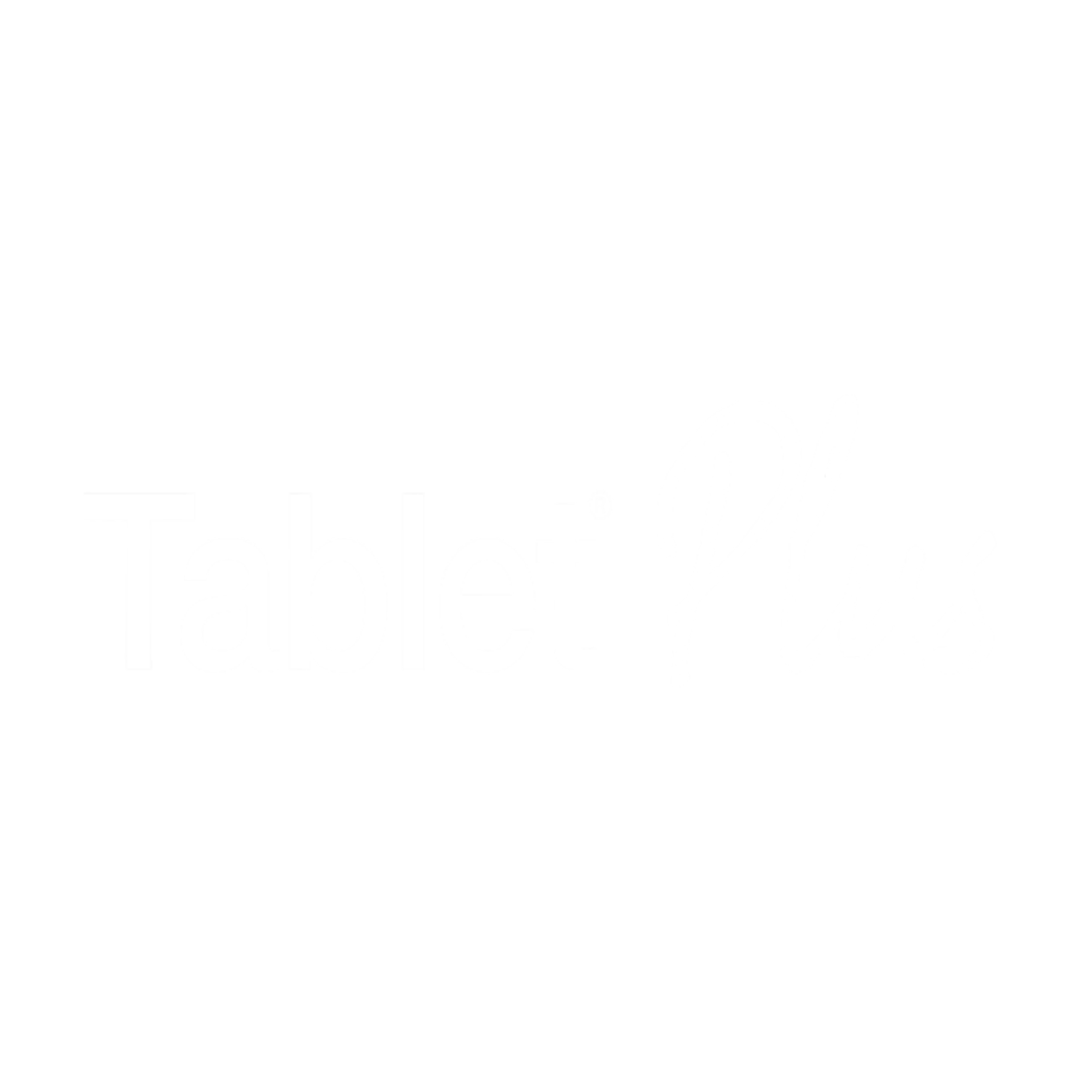 Black background with white text that reads "Tablet Plus" in a combination of block and cursive fonts.