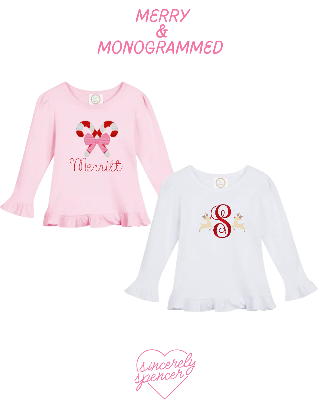 Christmas Pre Order Long Sleeve Ruffle Shirt
