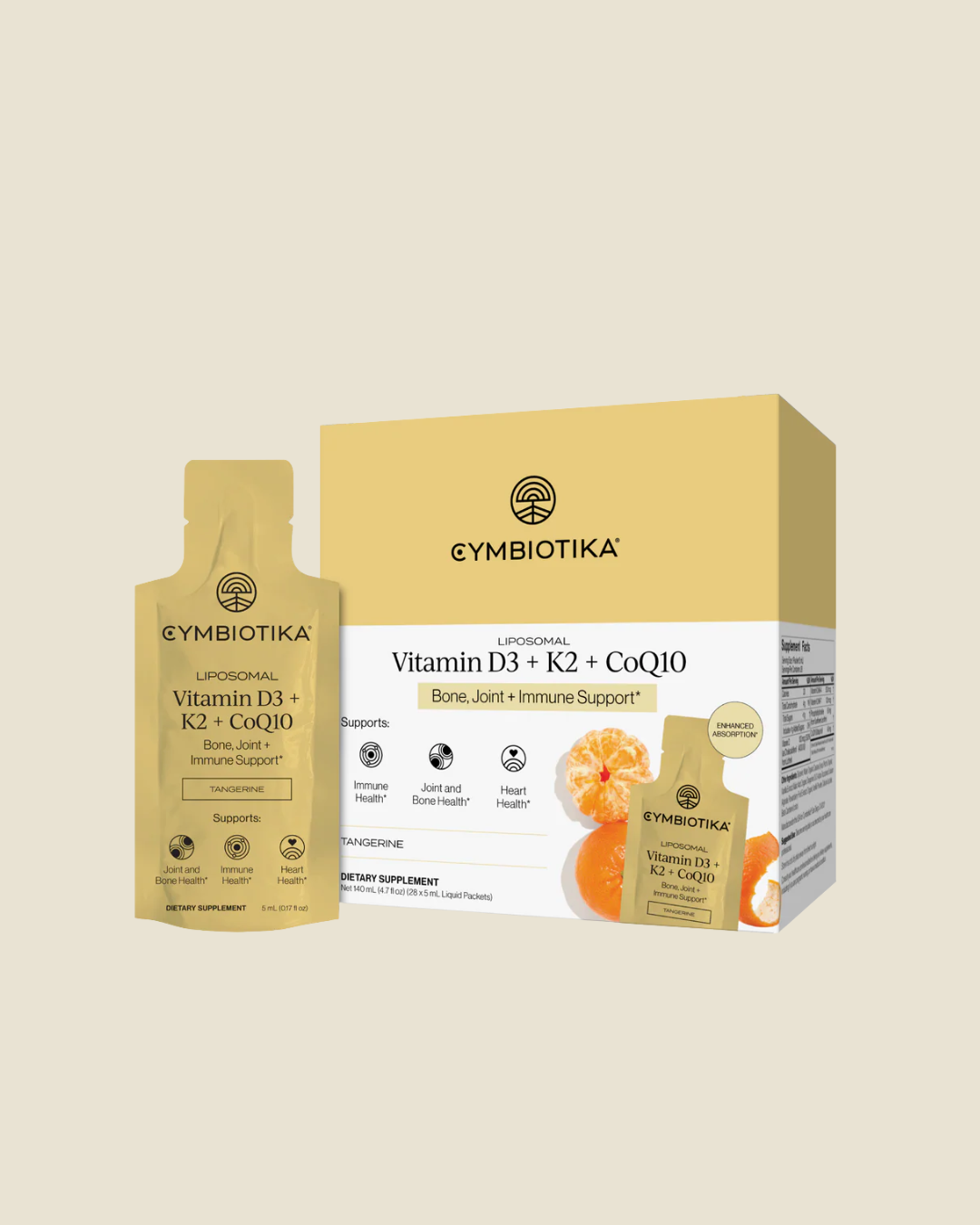 Liposomal Vitamin D3 + K2 + CoQ10 — 1 Month Supply