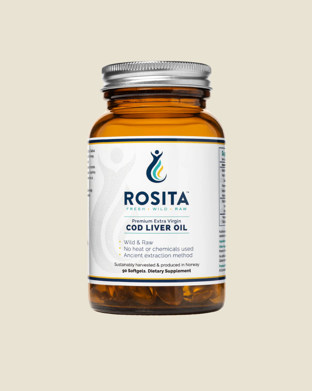 Rosita® Extra Virgin Cod Liver Oil Softgels