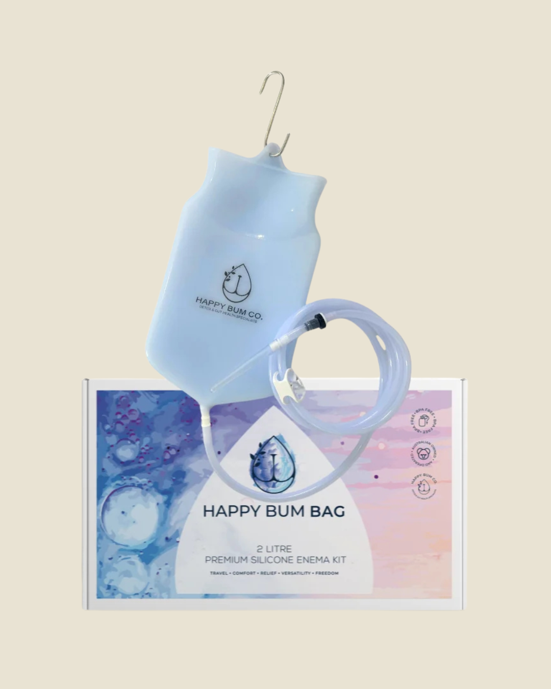 Happy Bum Bag - Silicone Enema Kit