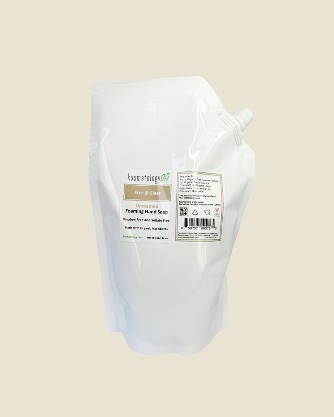 Foaming Hand Soap Refill for Sensitive Skin