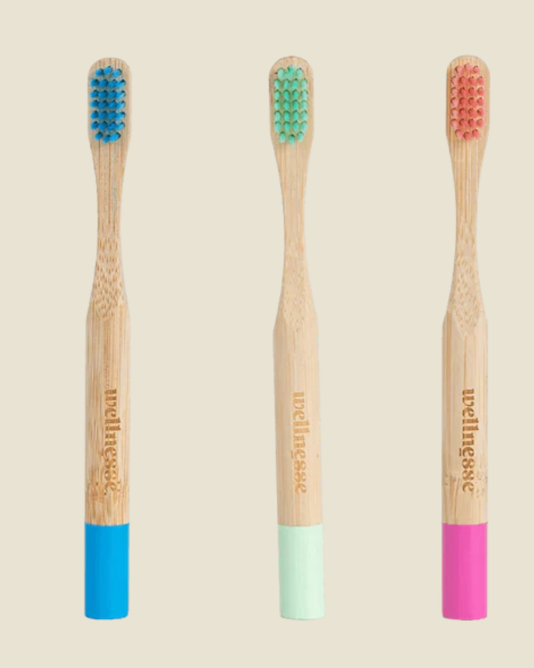 Children's Bamboo Toothbrushes - 3 Pack