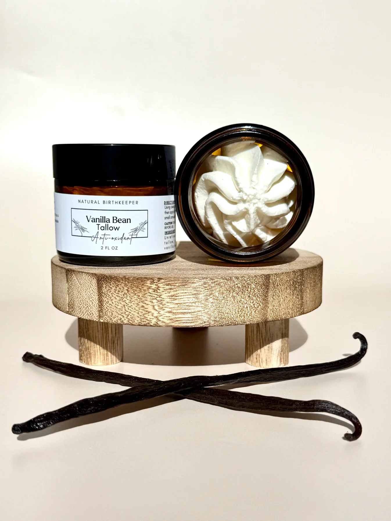 Vanilla Bean Whipped Tallow 2oz