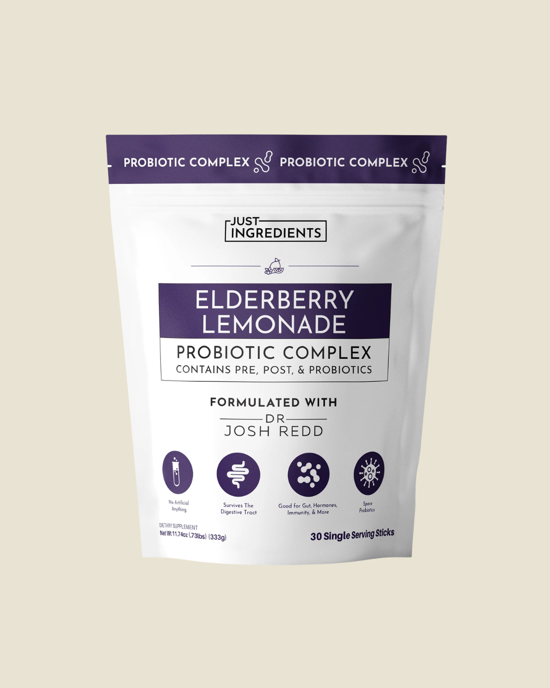 Elderberry Lemonade 3-In-1 Probiotic Complex