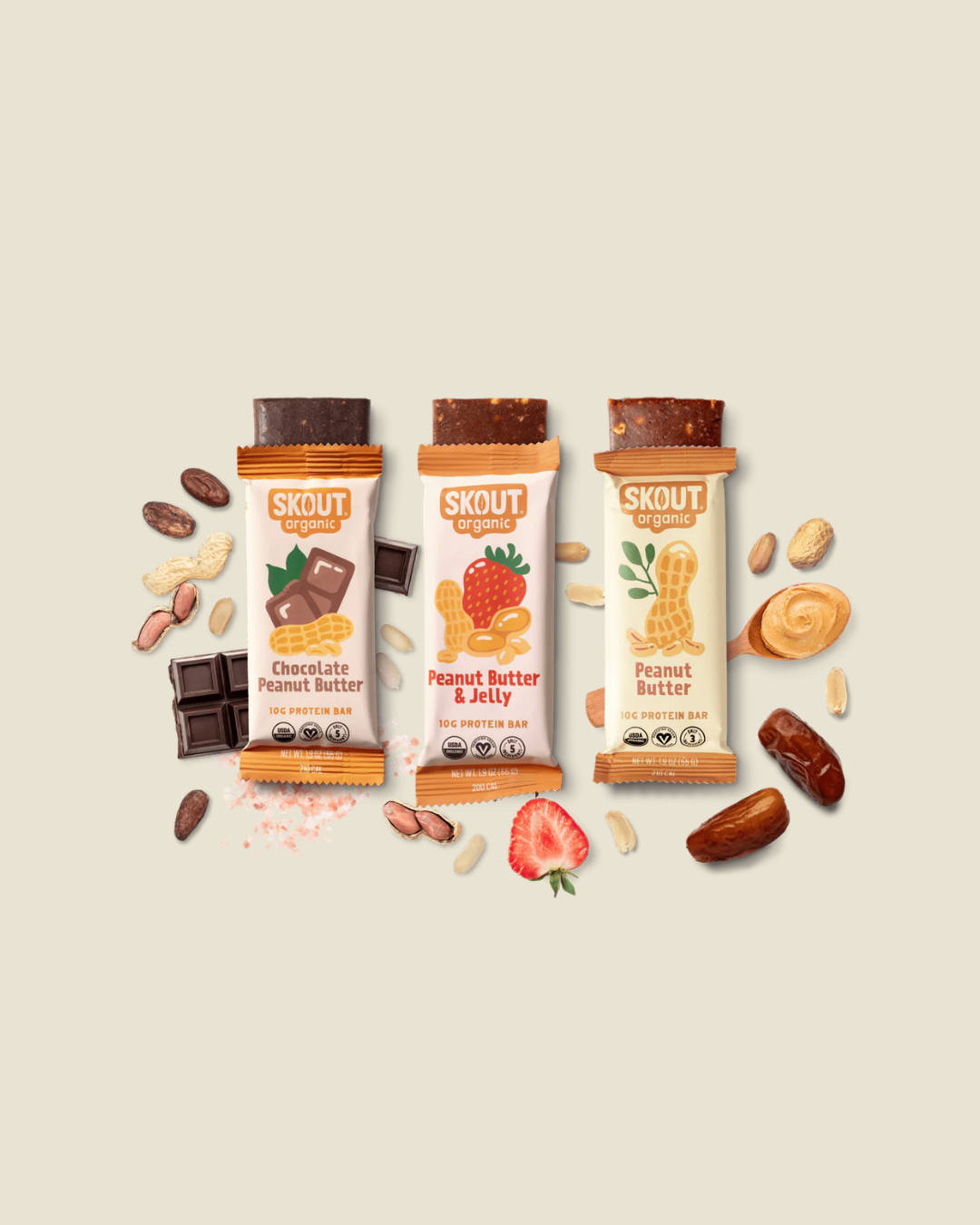 Organic Peanut Butter Protein Bar Bundle