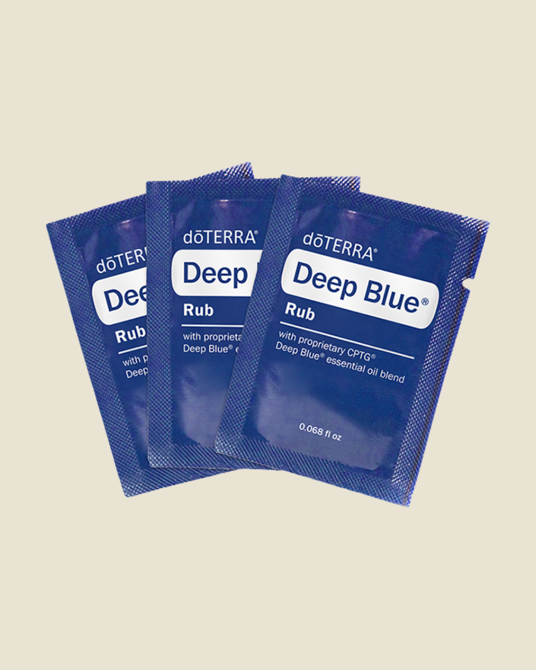Deep Blue Rub Packet