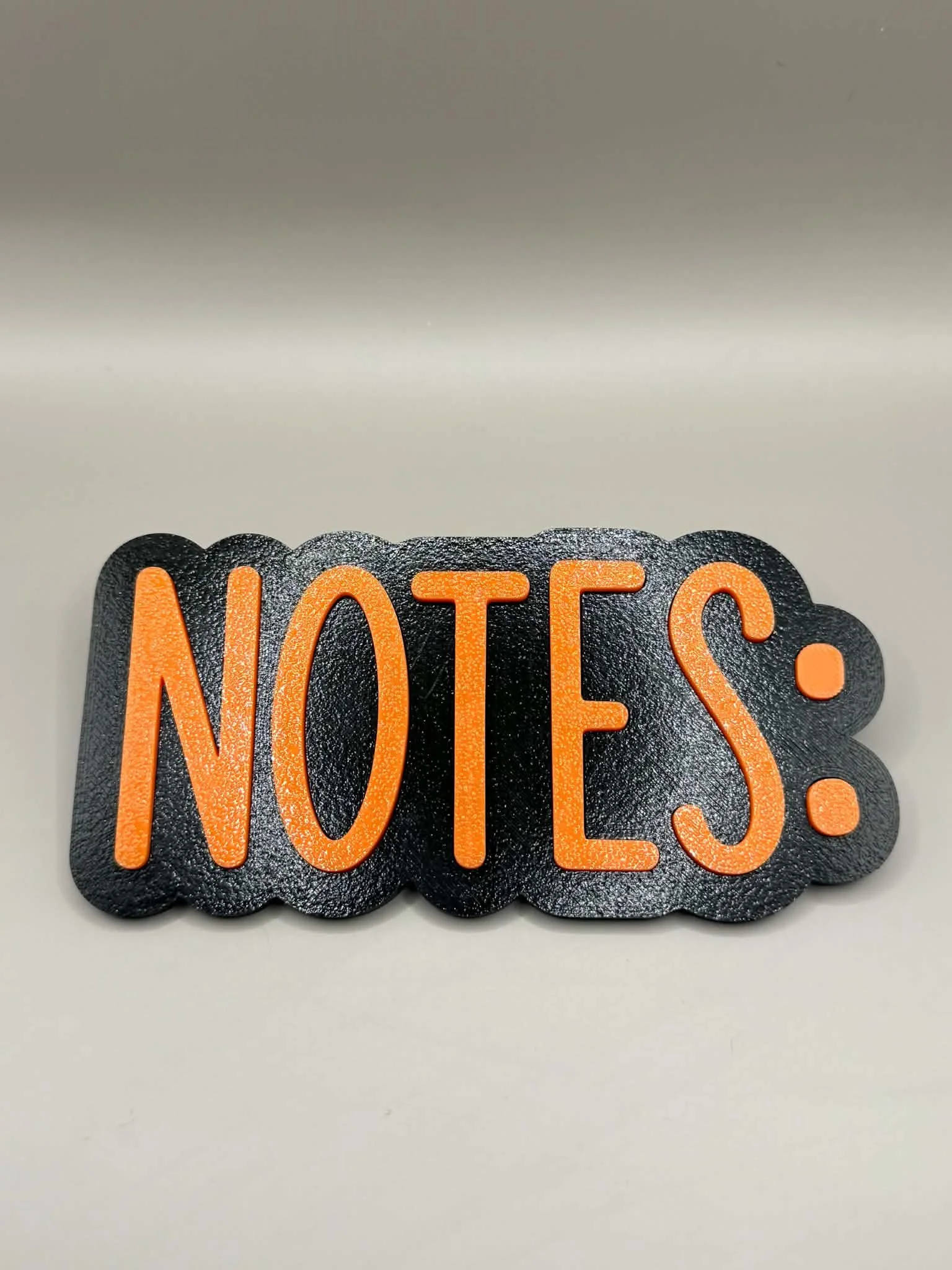 NOTES: Magnetic Classroom Label