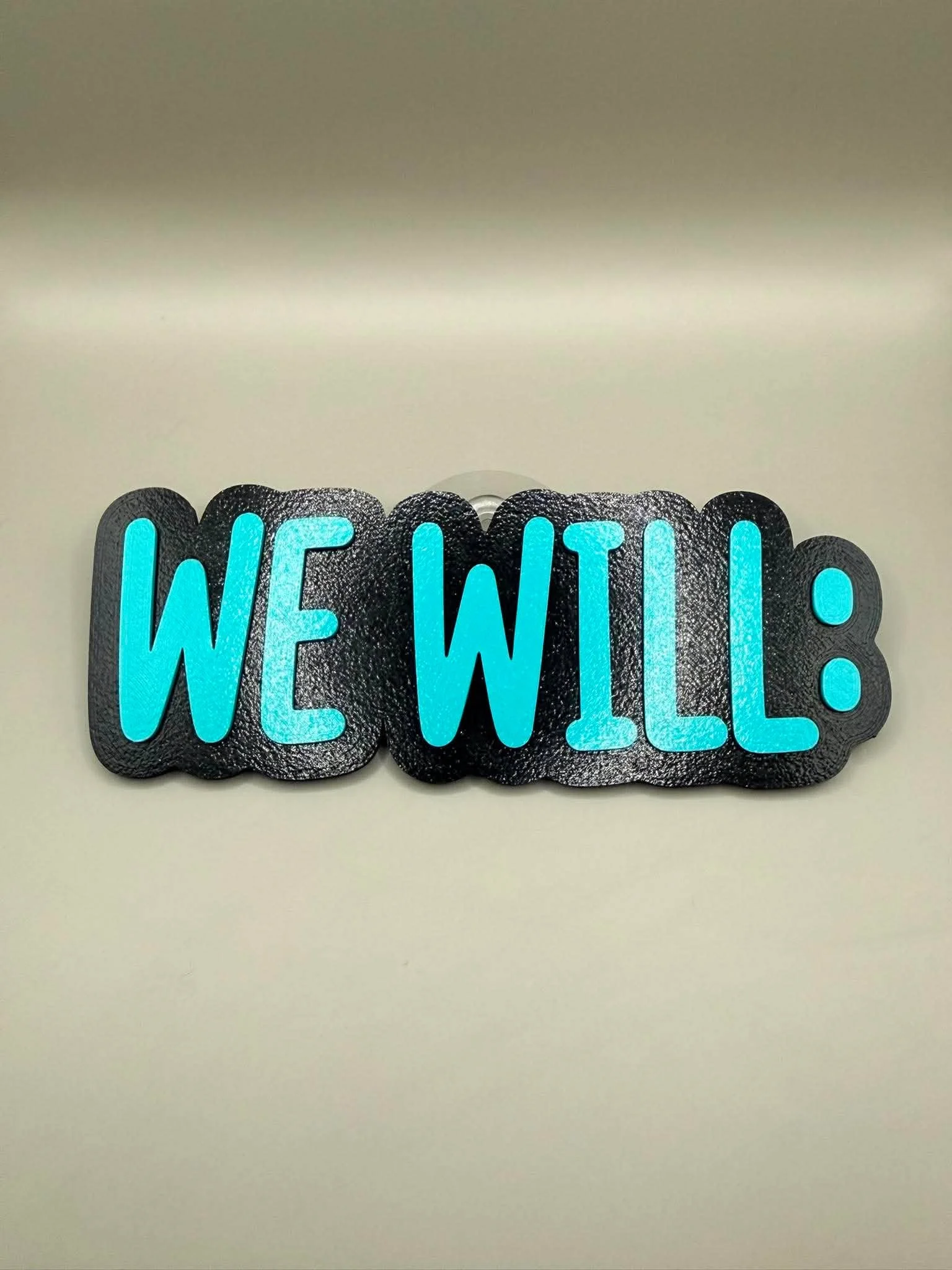 WE WILL: Magnetic Classroom Label