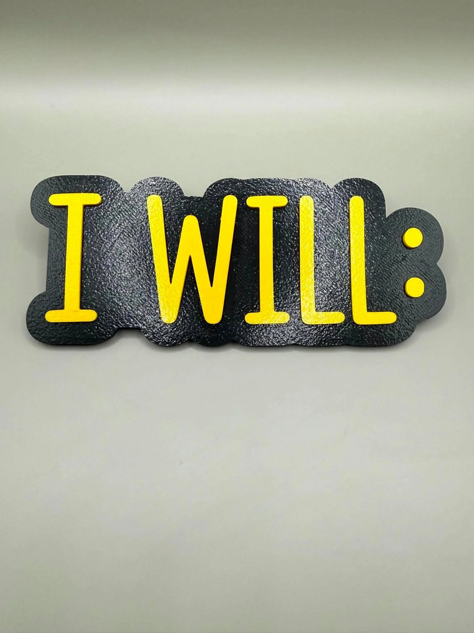 I WILL: Magnet Classroom Label