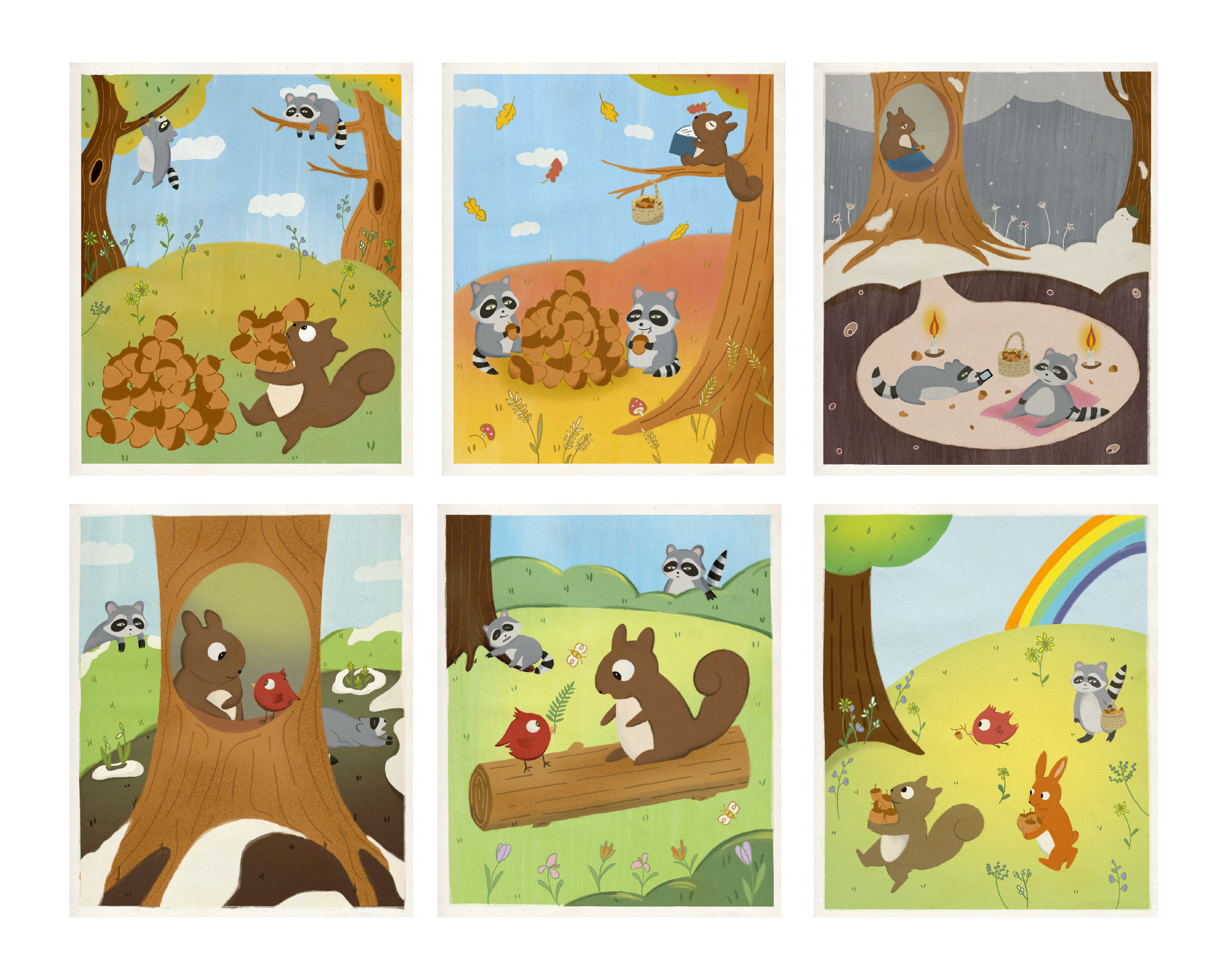   The Smallest Gift    Illustration for a children’s story. This story is inspired by the lives of immigrants who leave their home countries in search of a better life in Canada. It is about the unseen labor behind comfort, the quiet cost of generosi