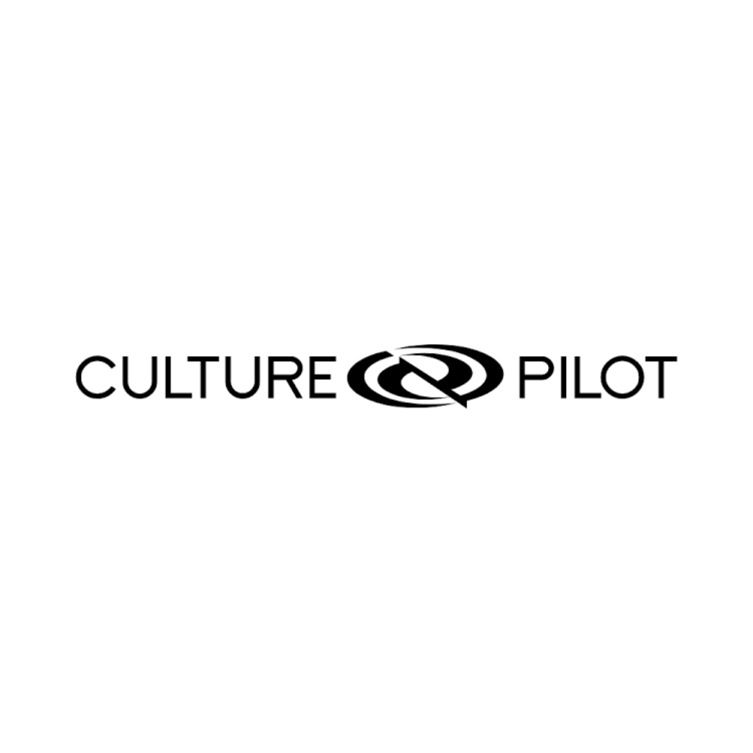 Black background with white text and logo reading 'Culture Pilot' in the center.