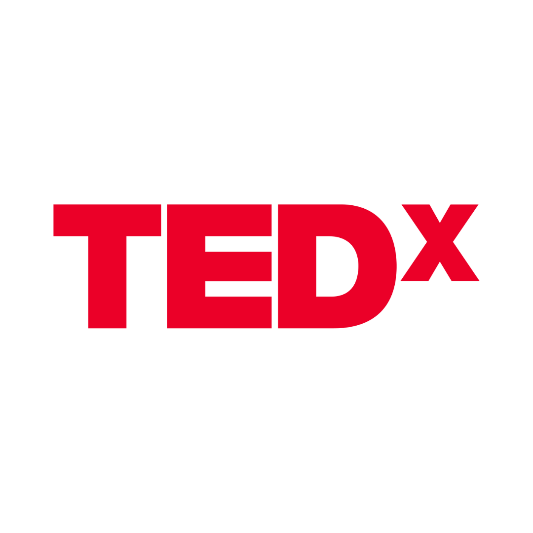 TEDx logo with red text