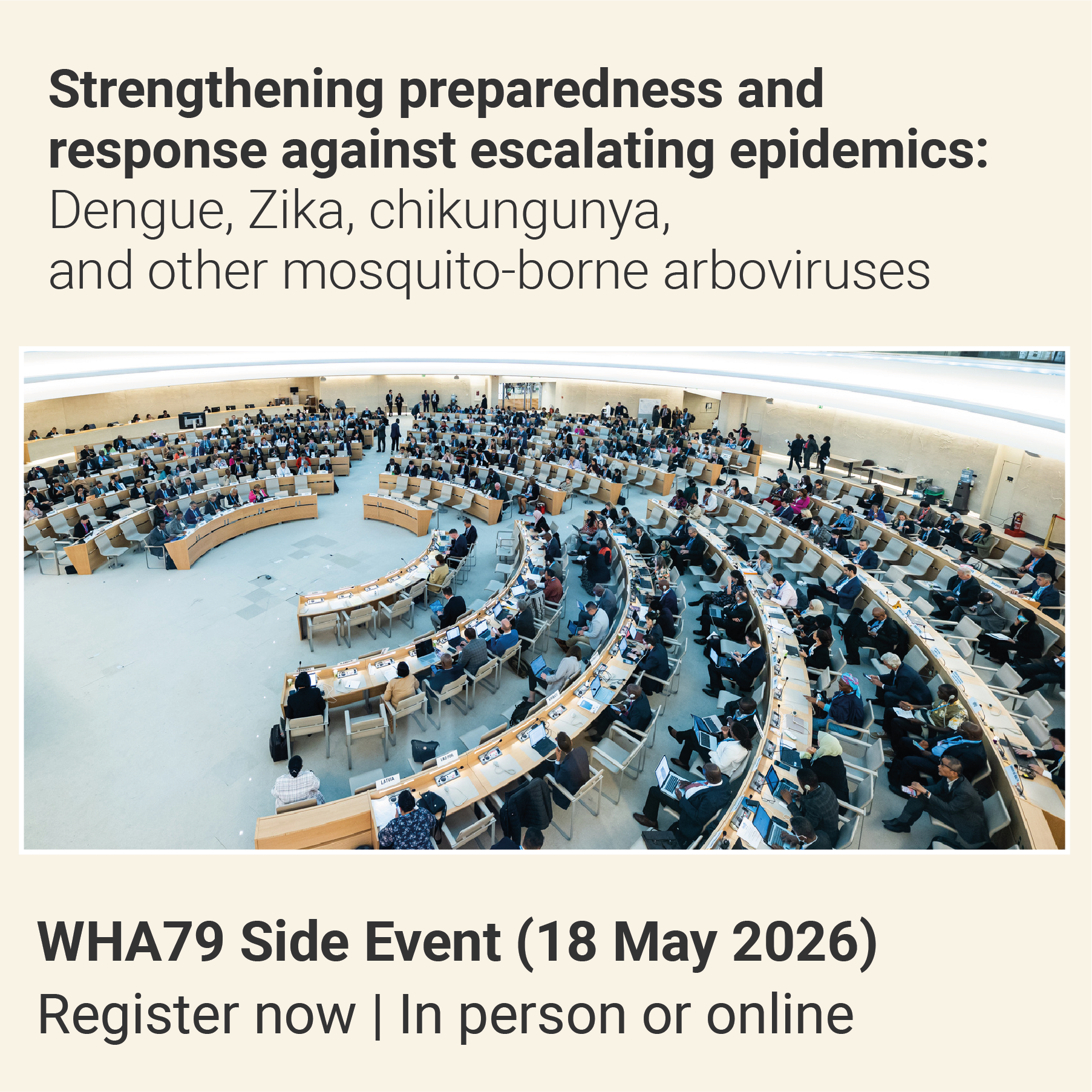 DeZi at the World Health Assembly Side Event