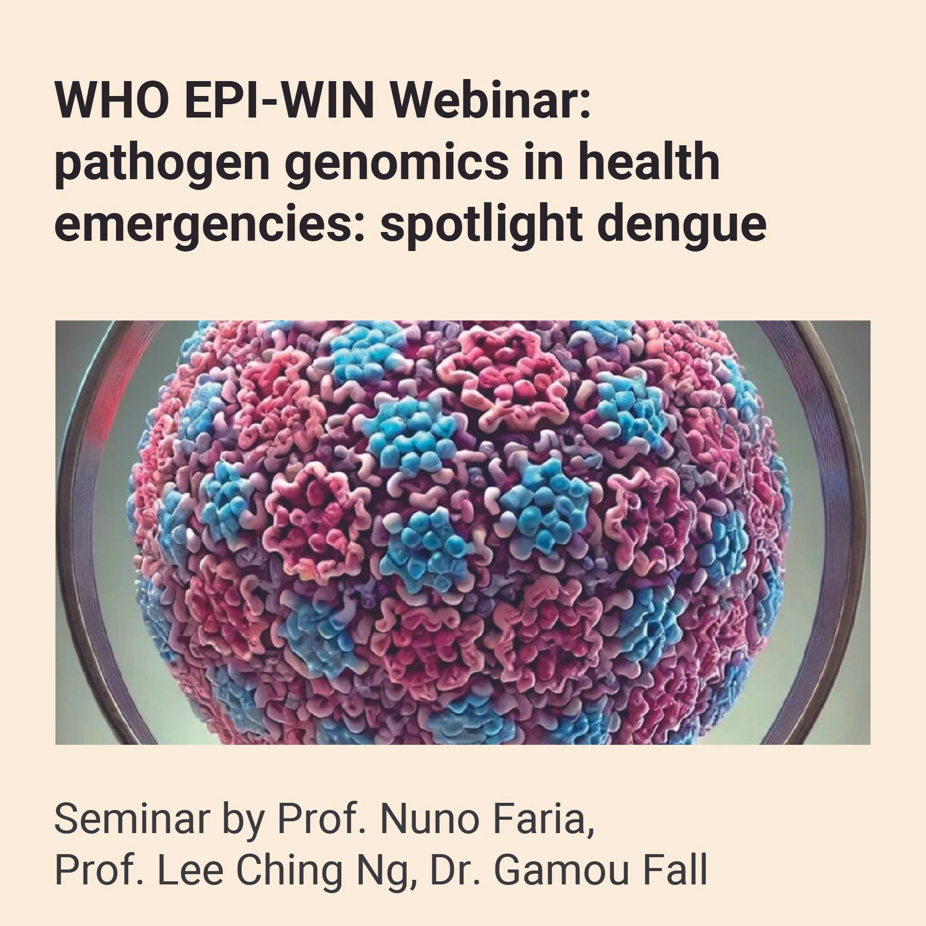 WHO EPI-WIN Webinar: Spotlight Dengue