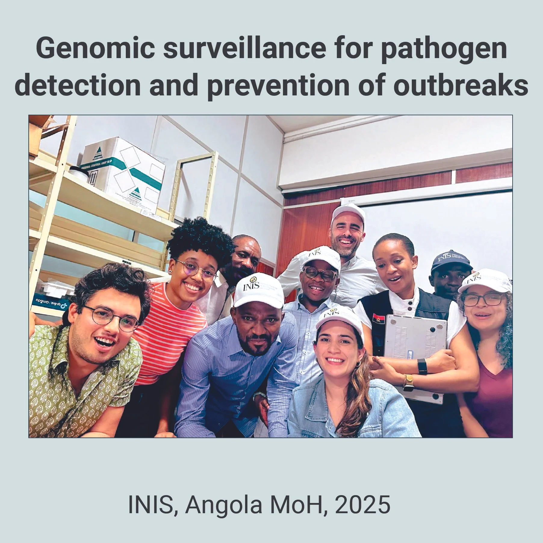 Genomic surveillance for pathogen detection and prevention of outbreaks, Angola, 2025