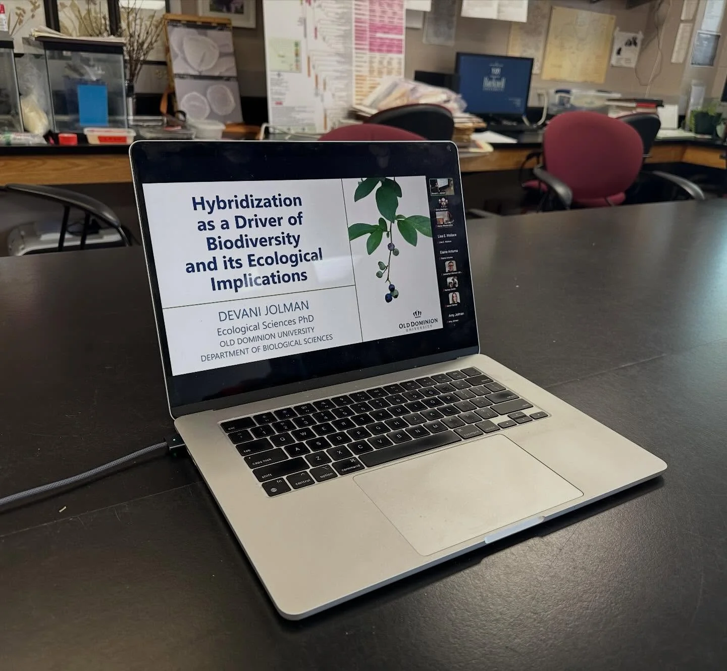 Big congrats to Dr. @devani.jolman on her successful PhD defense at @olddominionu! @botanicalbecks and I were so glad to &ldquo;attend&rdquo; her killer seminar via Zoom. Can&rsquo;t wait for Dev to join us as the new Burpee Postdoc in June! 

#plant