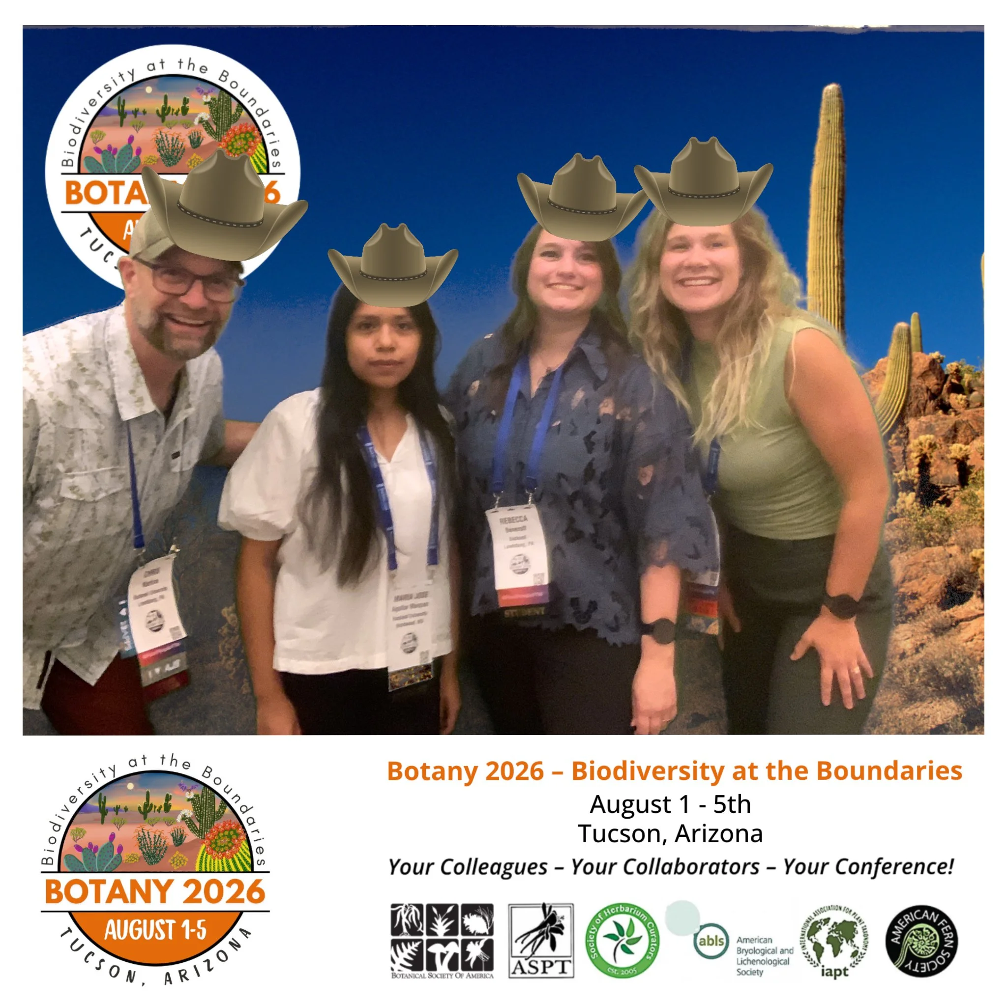 Lab attends Botany 2026!