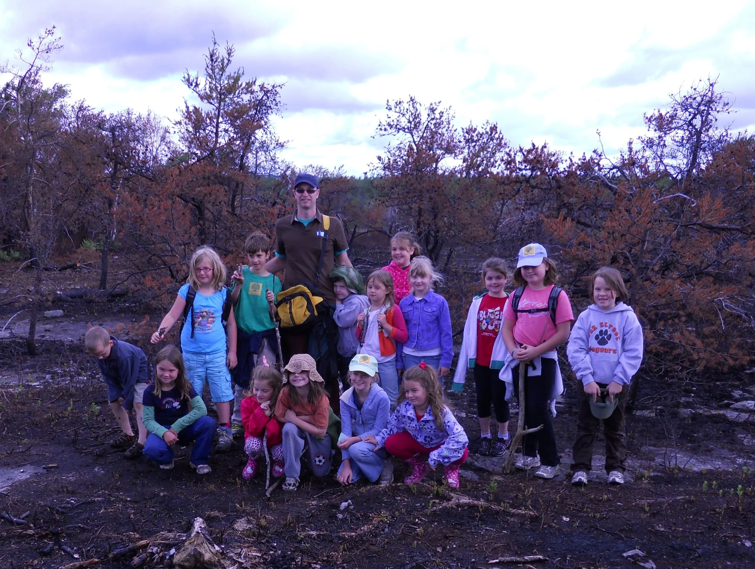 Dr. Shrub's BioCamp, 2010. Gadway Sandstone Pavement Barrens, NY. 