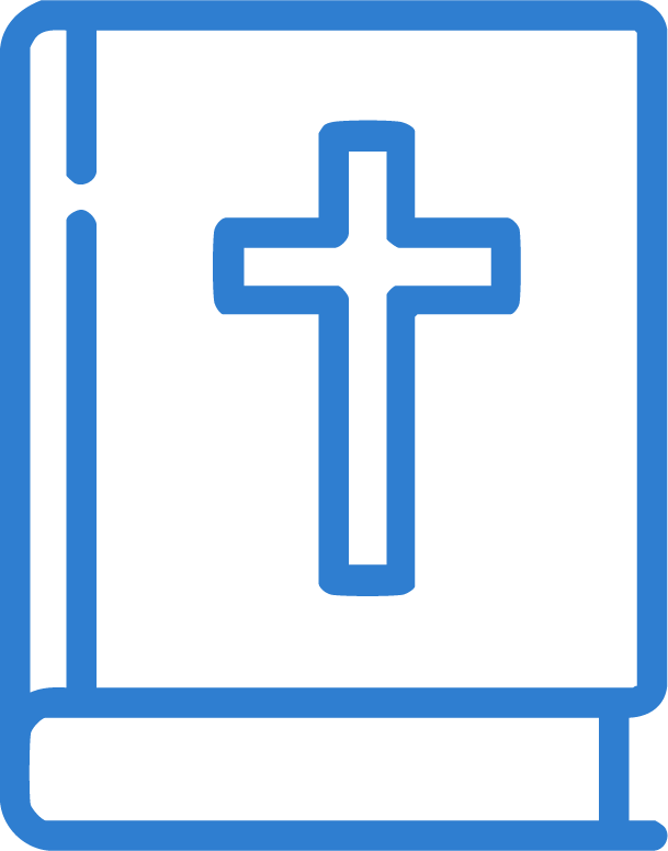 Blue Bible Icon