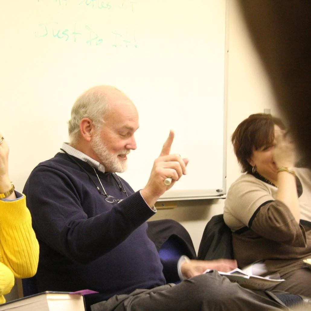 Member at King of Kings Lutheran Church participating in Bible Class