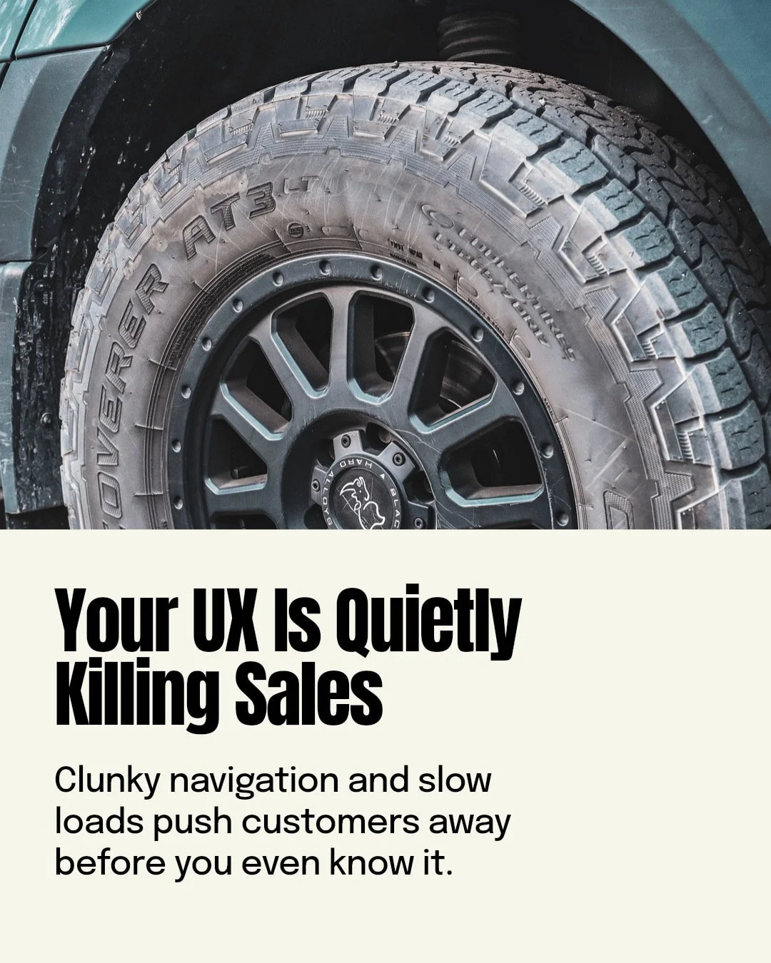 Your ecommerce site's UX might be quietly killing your conversions and you don't even know it.

Clunky navigation, slow load times, confusing checkout flows: these silent killers keep visitors from becoming customers.

Fixing UX isn't a nice-to-have.