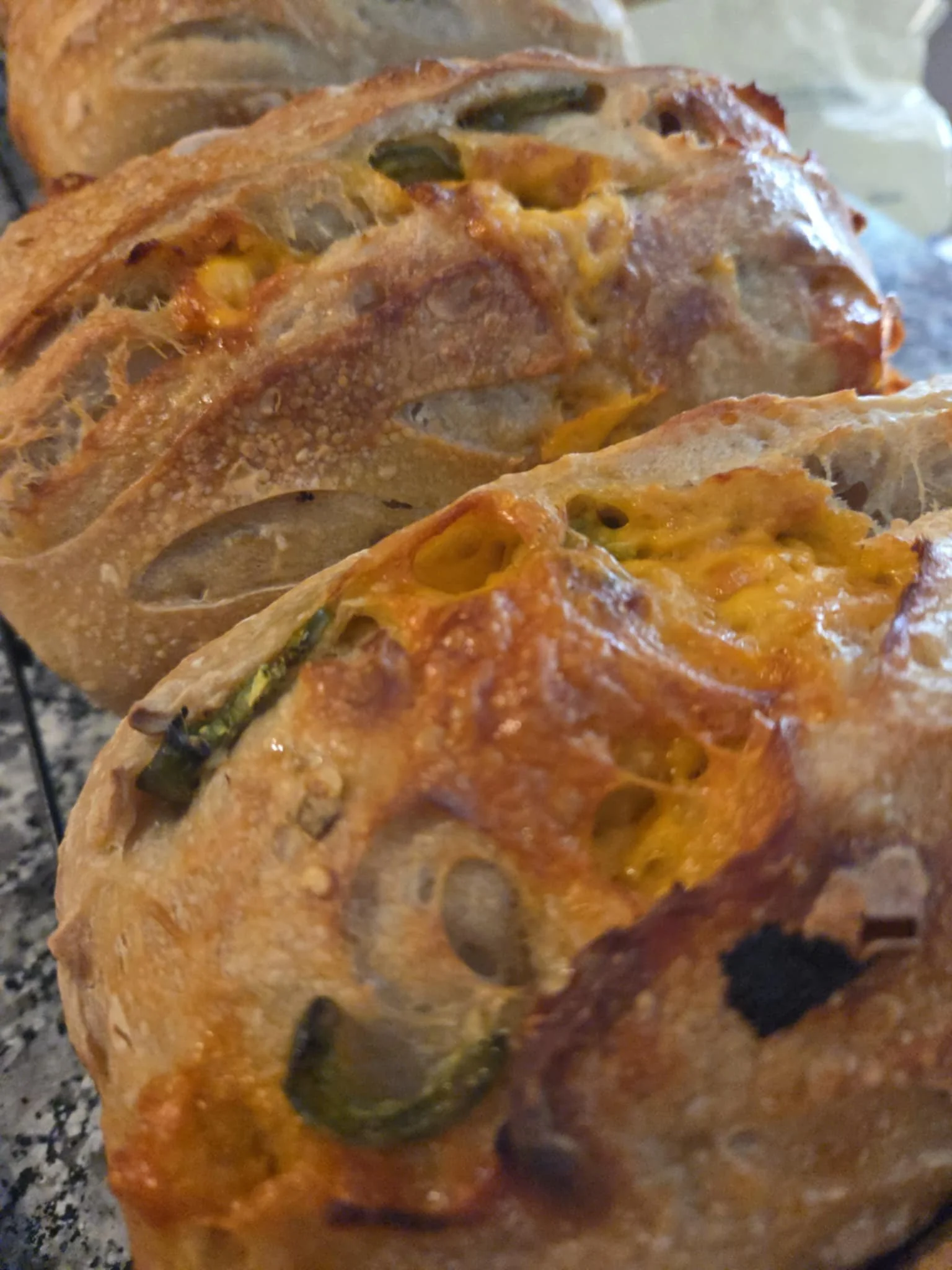 Jalapeno Cheddar Sourdough Bread 850g