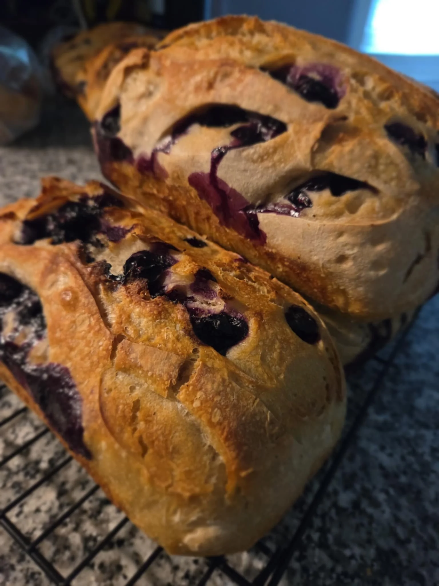 Lemon Blueberry Sourdough Bread 850 g