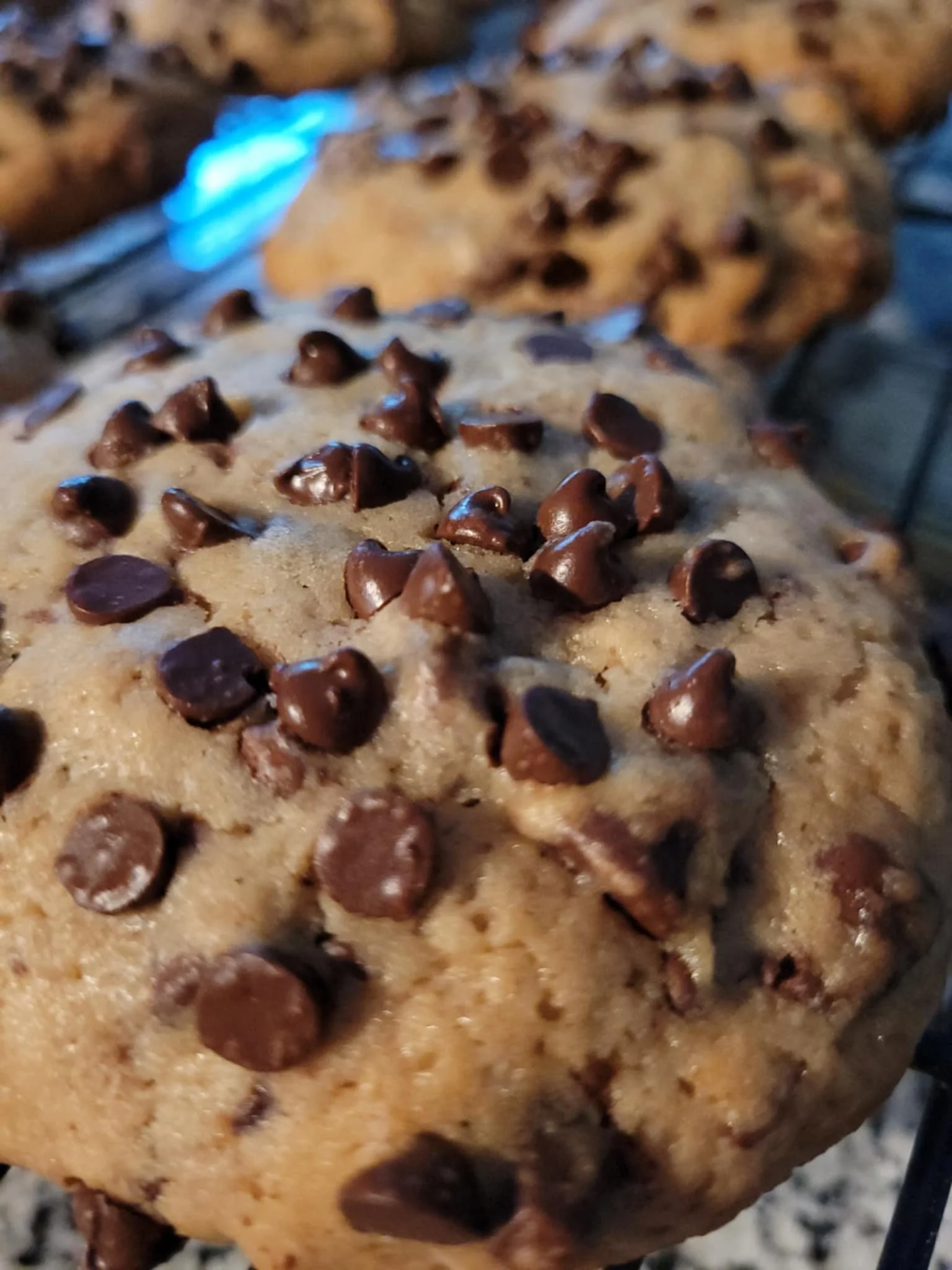 Gooey Sourdough Chocolate Chip Cookies 4 ct