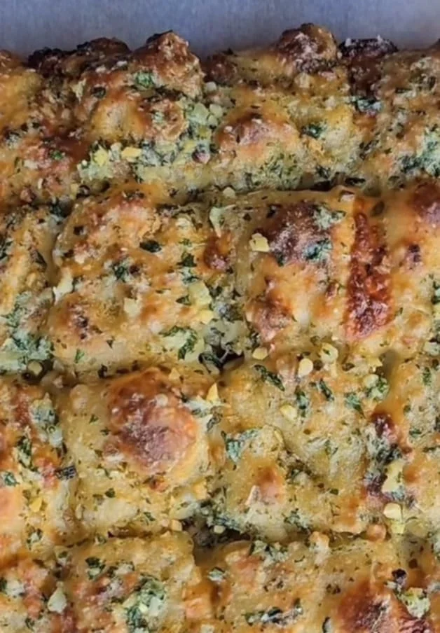 Garlic Butter Parmesan Focaccia 8x6