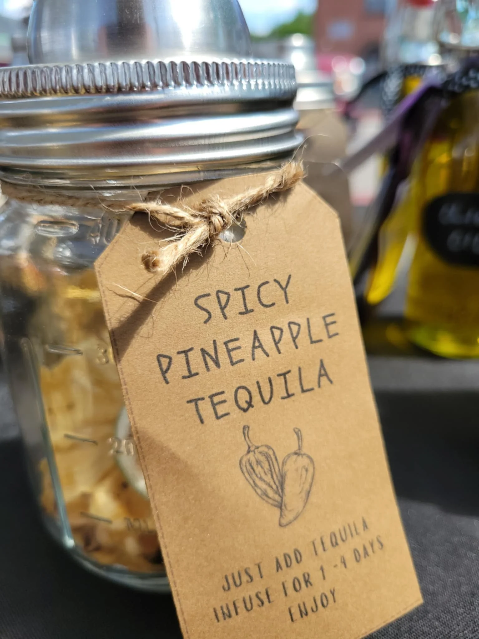 Spicy Pineapple Tequila 16 oz.