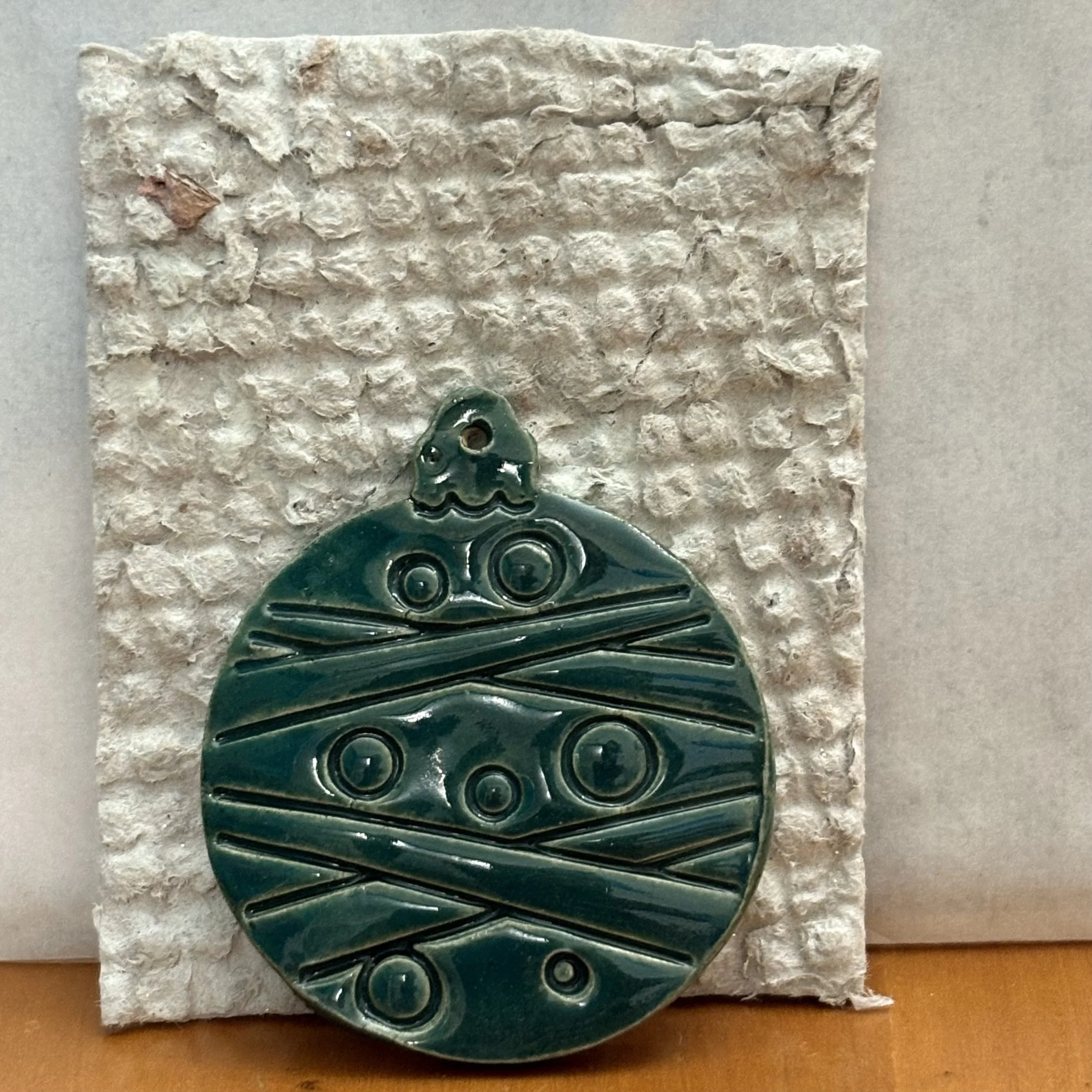 Emerald ornament