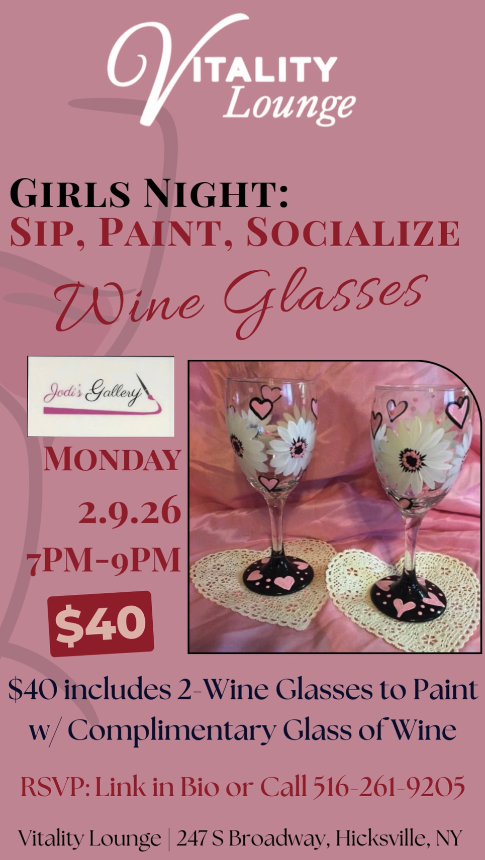 Girls Night Out: Paint • Sip • Socialize — Galentine’s Edition