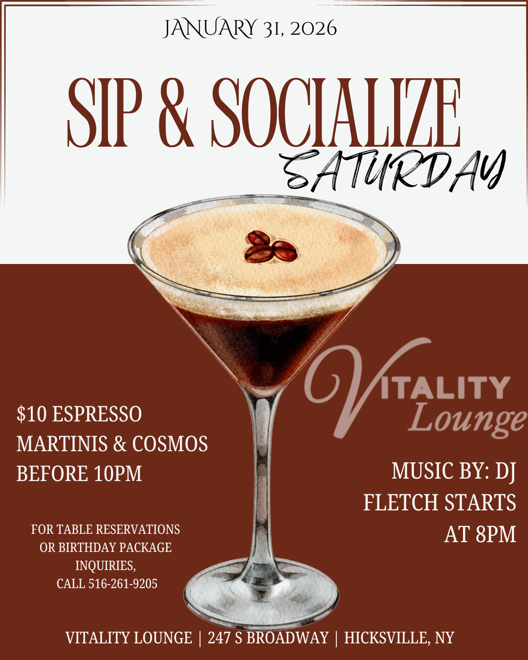 Sip & Socialize Saturday