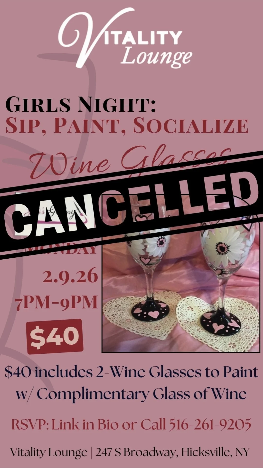 Girls Night Out: Paint • Sip • Socialize — Galentine’s Edition
