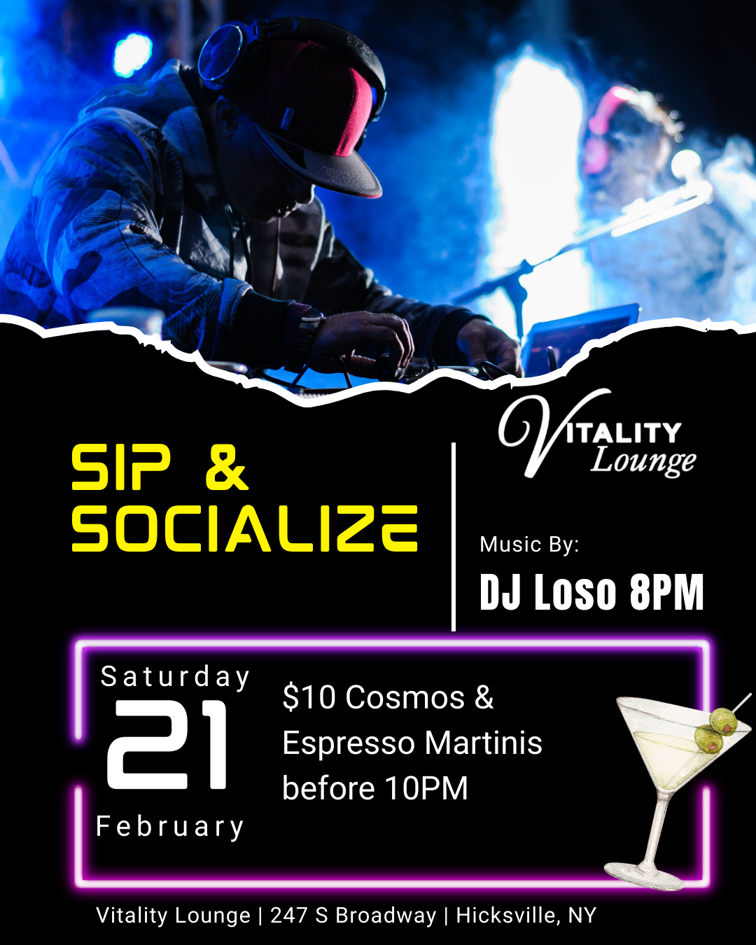 Sip & Socialize Saturday