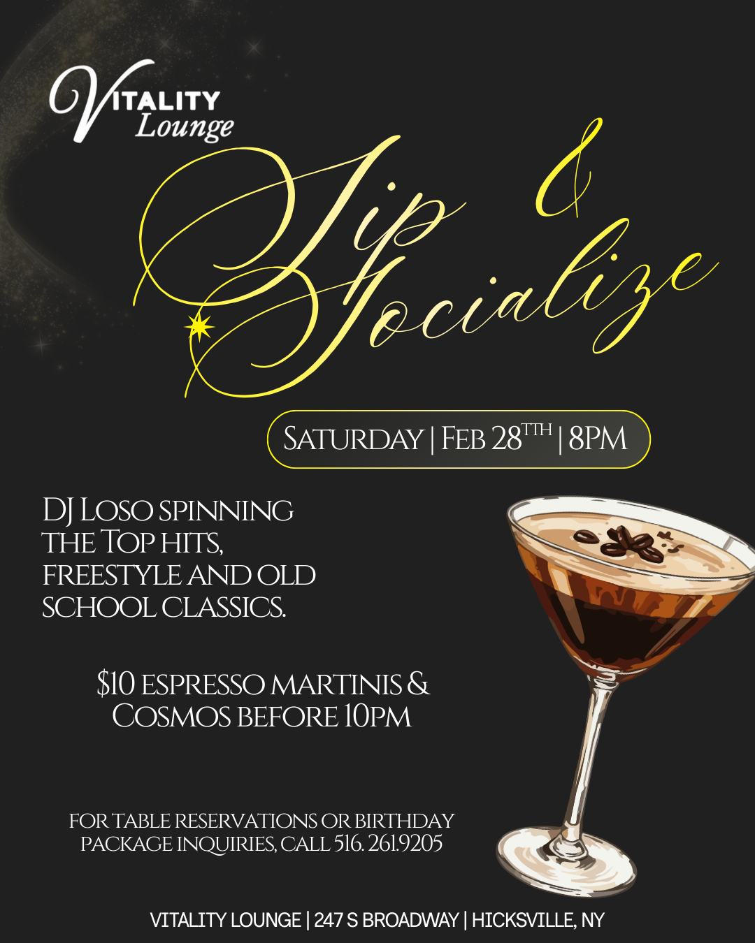 Sip & Socialize Saturday