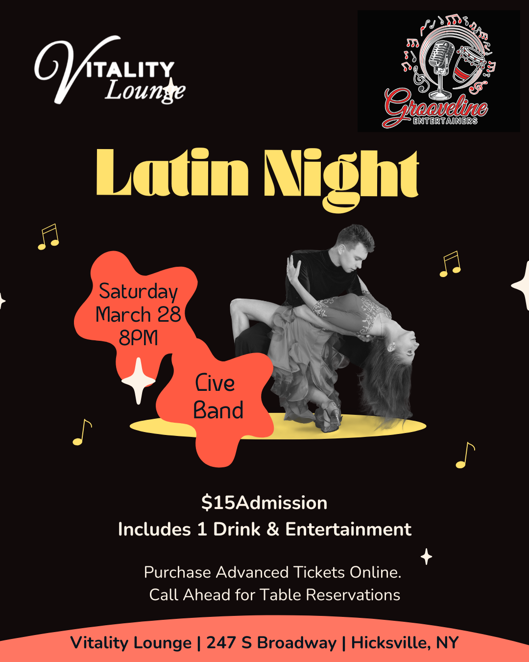 Latin Night with Grooveline Entertainers