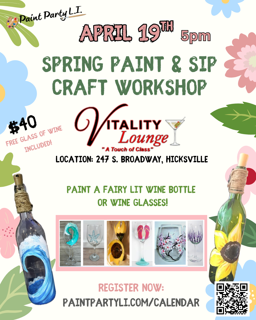 Spring Paint & Sip