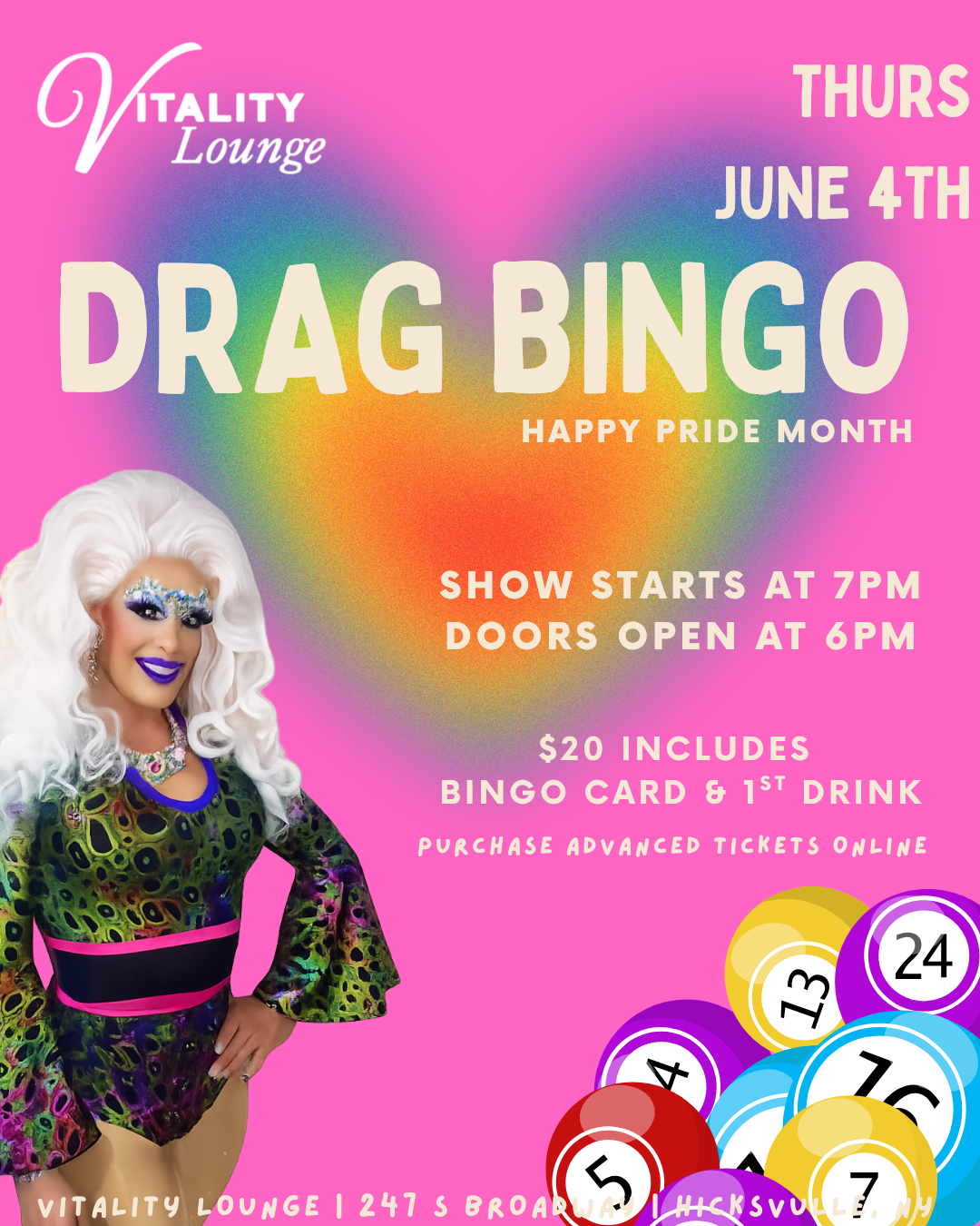 Ivy Stalls Presents Drag Bingo: Pride Celebration