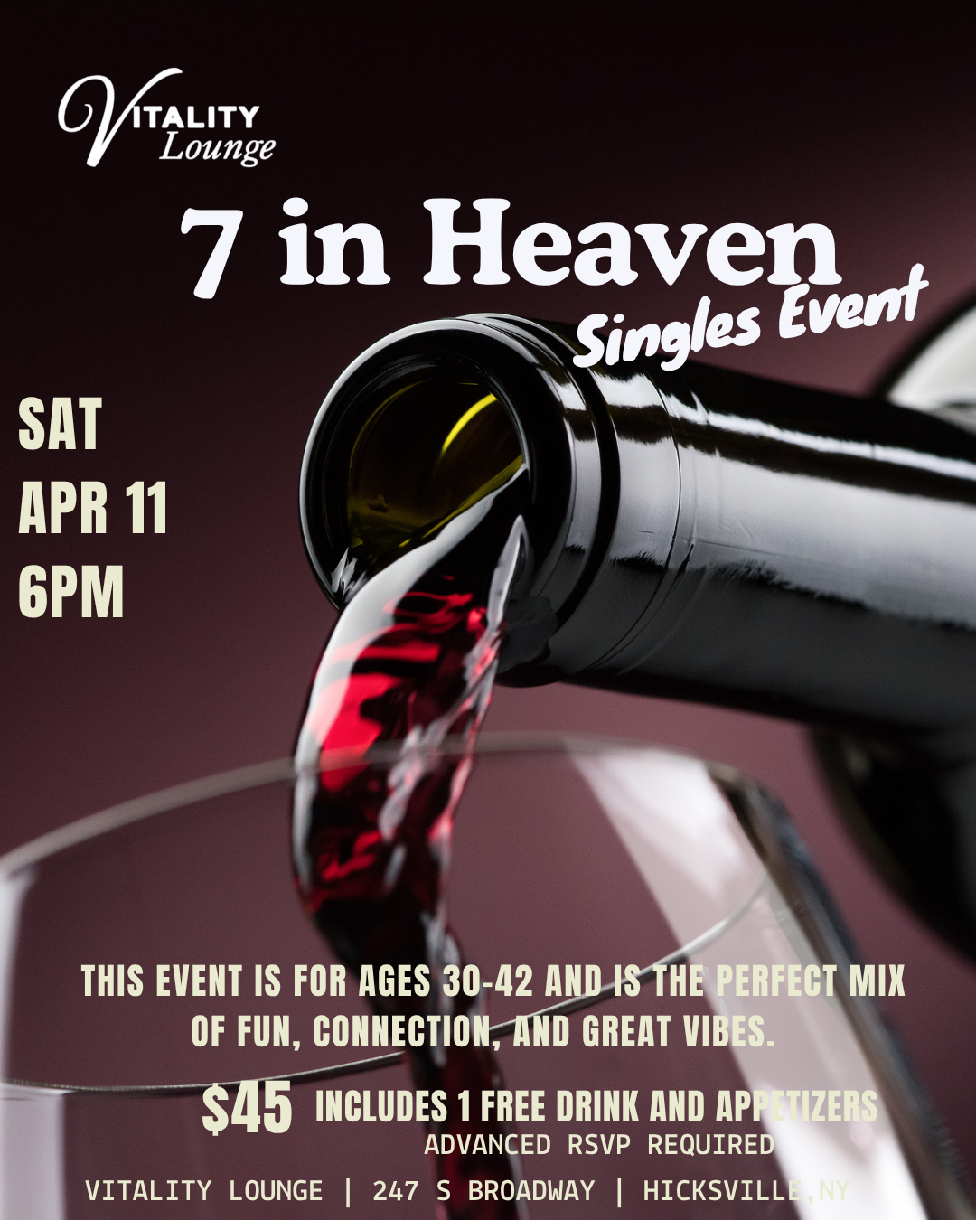 7 in Heaven: SIngles Event