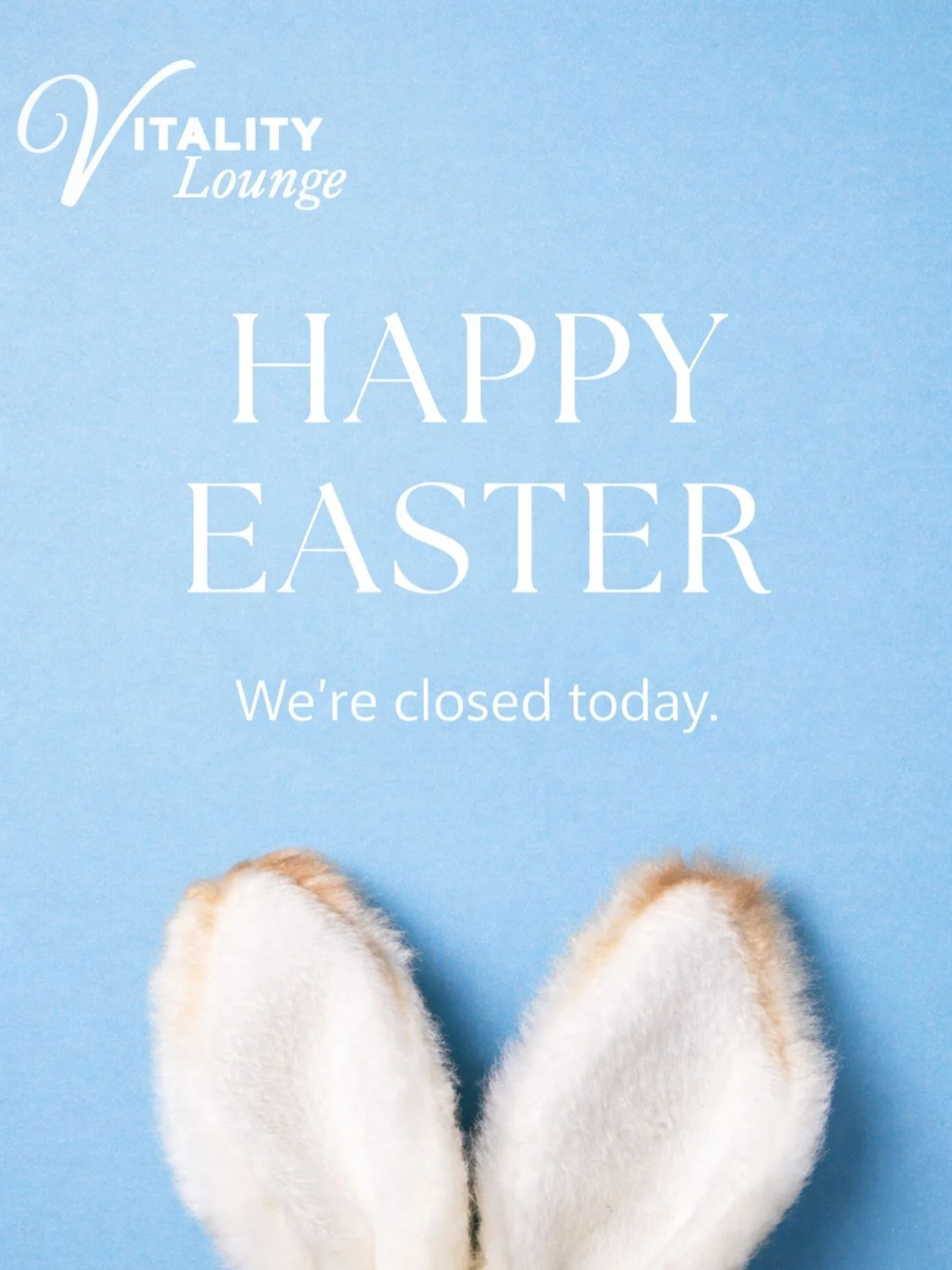 Happy Easter to you and your loved ones
🐰🐰🐰

We're taking the day off to spend quality time with family. Wishing you a day filled with joy, love, and great moments 💐