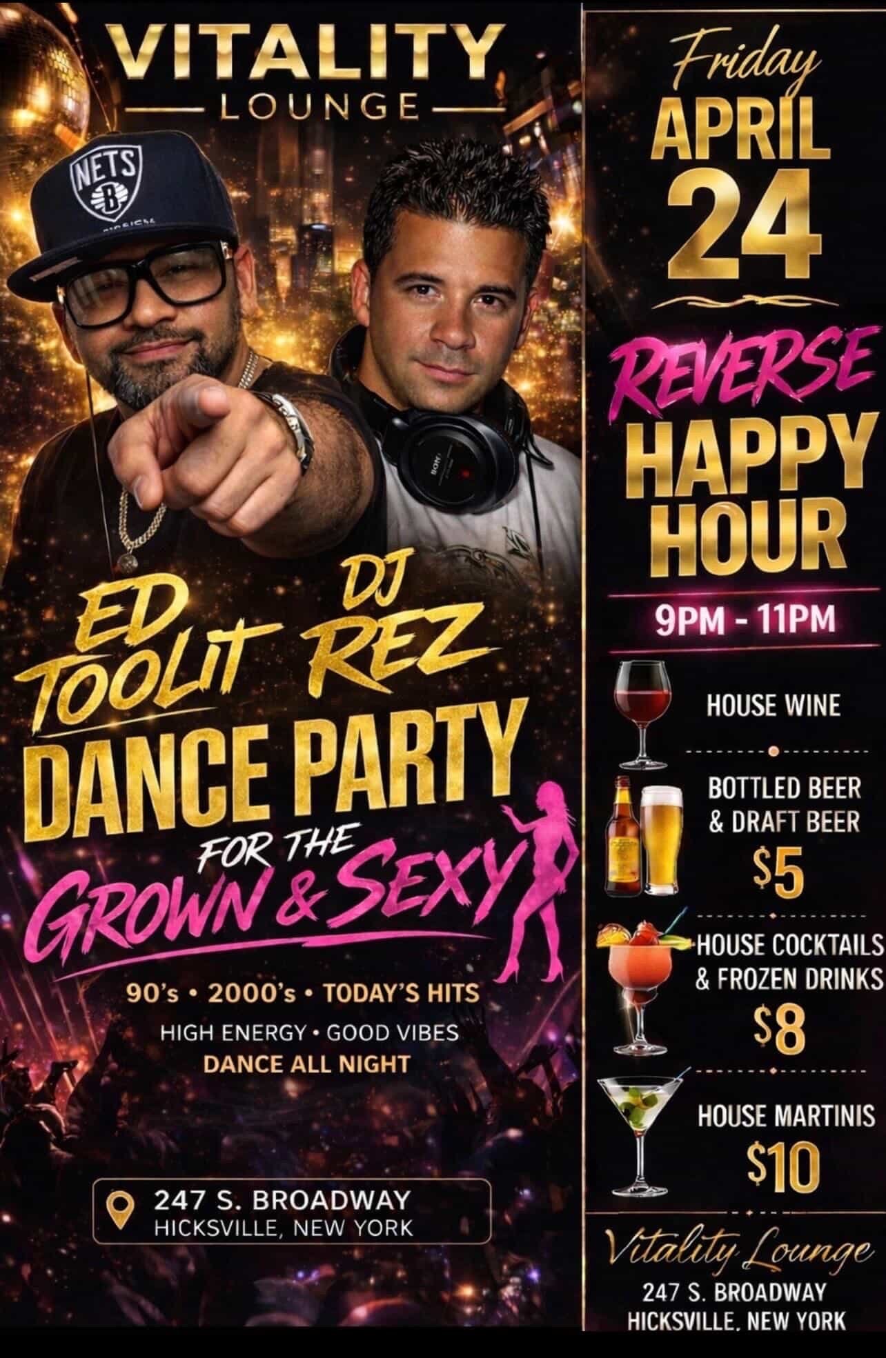 Grown & Sexy Dance Party: 90s, 00s & Today’s Hits