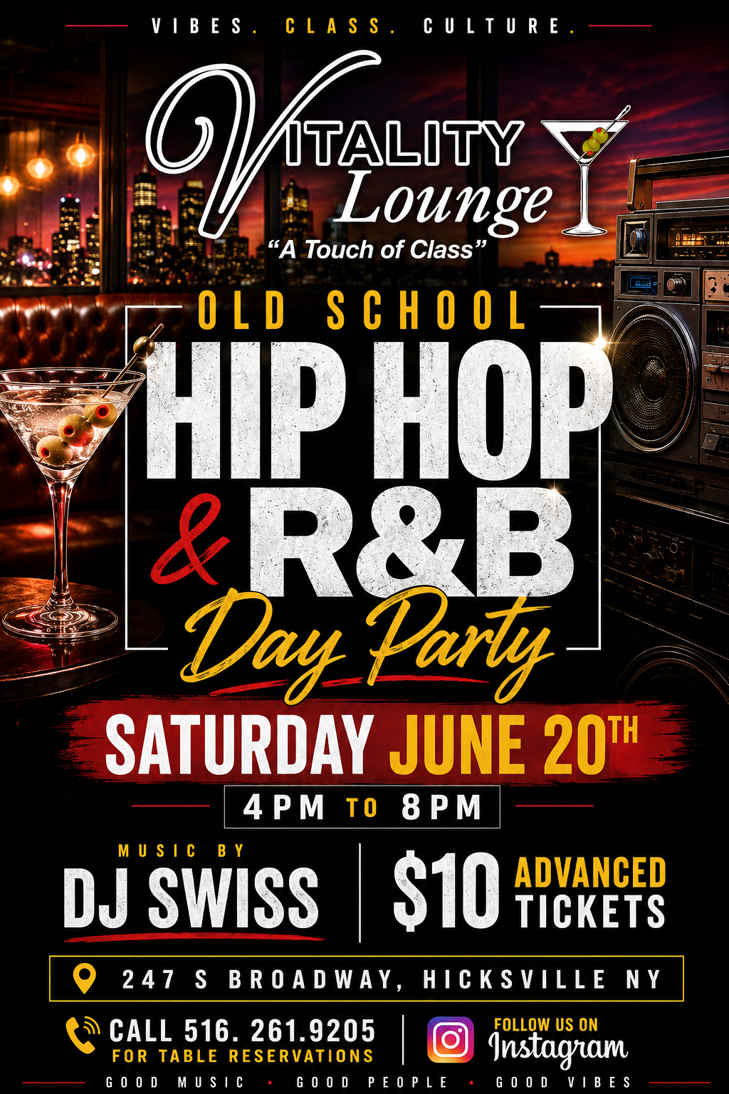 Old School Hip Hop & R&B Day Party