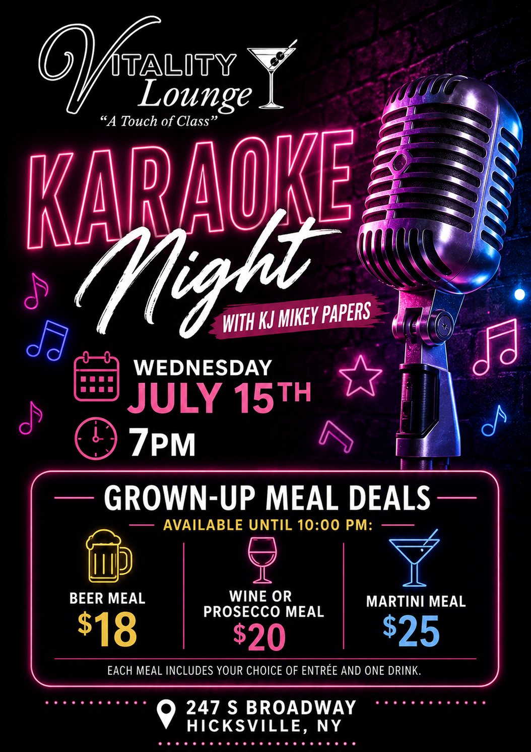 Karaoke Night with KJ Mikey Papers