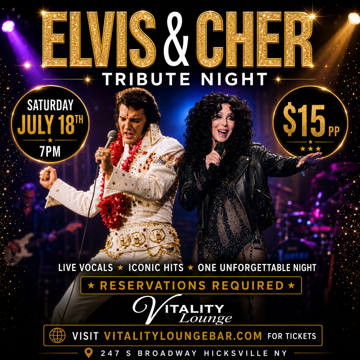 Elvis & Cher Tribute Night